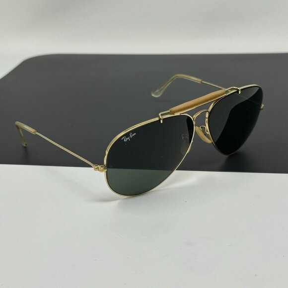 Ray Ban Bausch & Lomb Large 62-12 Aviator Vintage B+L Sunglasses w/Case US Made - Picture 2 of 10